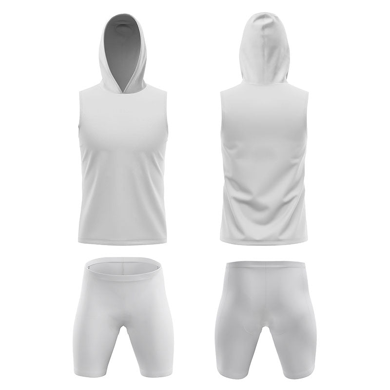 Sleeveless Compression Hoodie Set