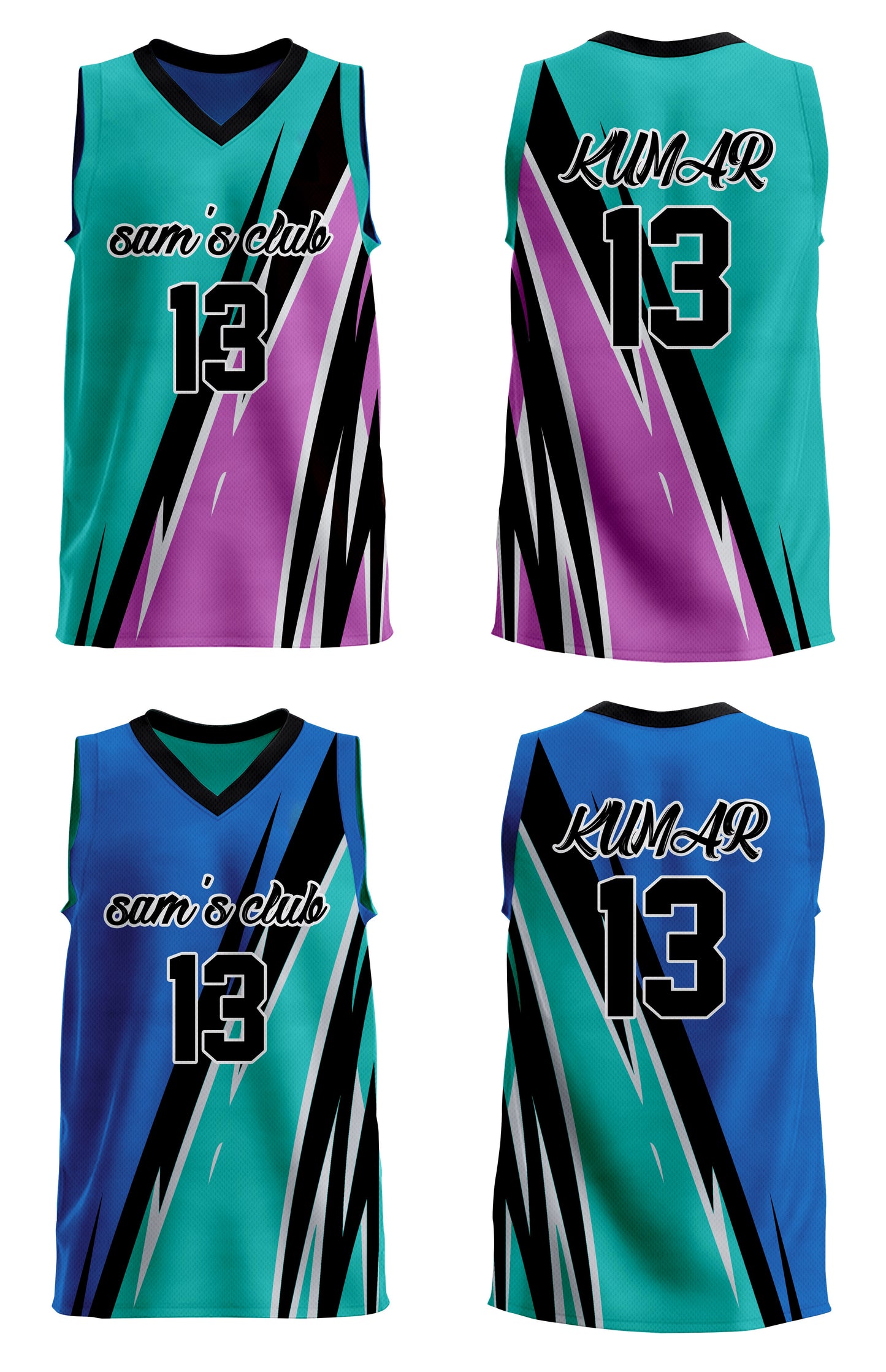 Custom Reversible Basketball Jersey