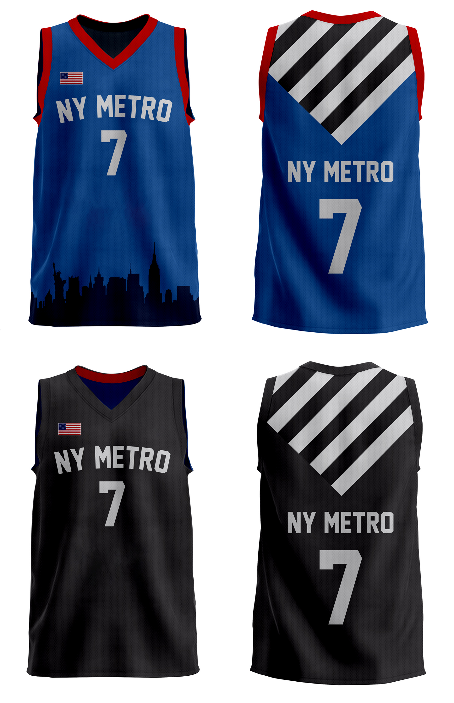 Custom Reversible Basketball Jersey